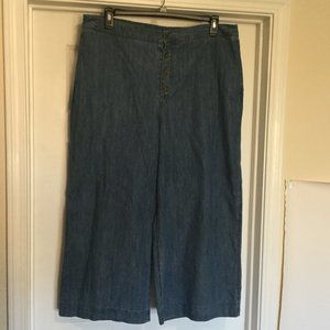 LC Lauren Conrad XXL Wide Leg Button Fly Jeans NEW